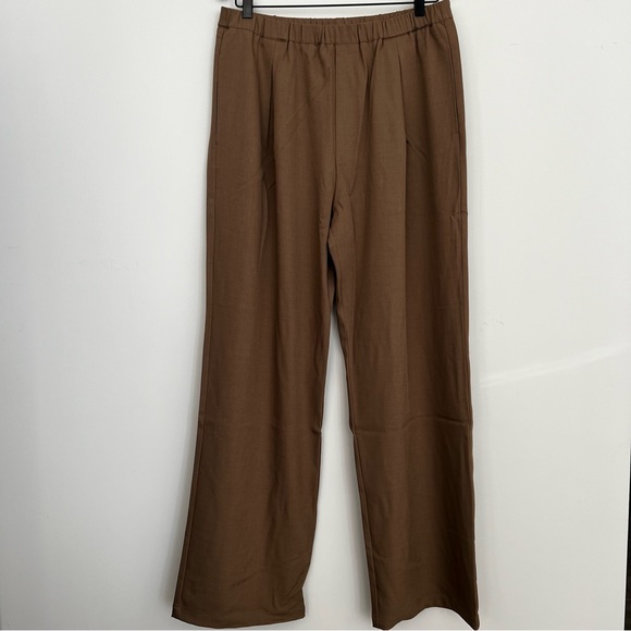 City Stroll Camel Oversized Wide Leg Suit Set - Picture 13 of 15